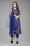 Banarasi Women's Silk A-Line Kurti